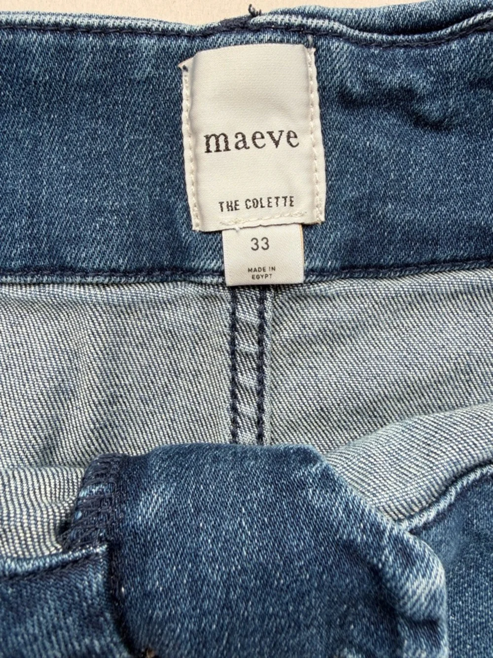 Anthropologie Maeve The Colette Crop High-Rise Wide-Leg Jeans Size 33 - Picture 9 of 12
